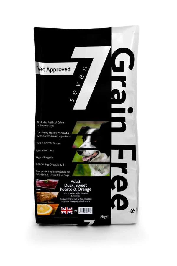 Seven7 Duck, Sweet Potato & Orange 2kg Adult
