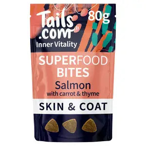 Tails.com Superfood Bites Salmon with Carrot and Thyme 80g