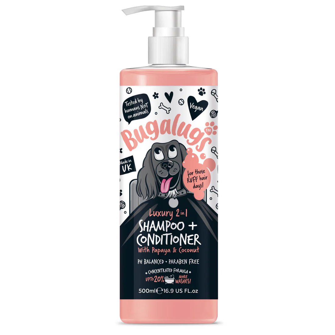 Bugalugs luxury 2 in 1 Shampoo and Conditioner