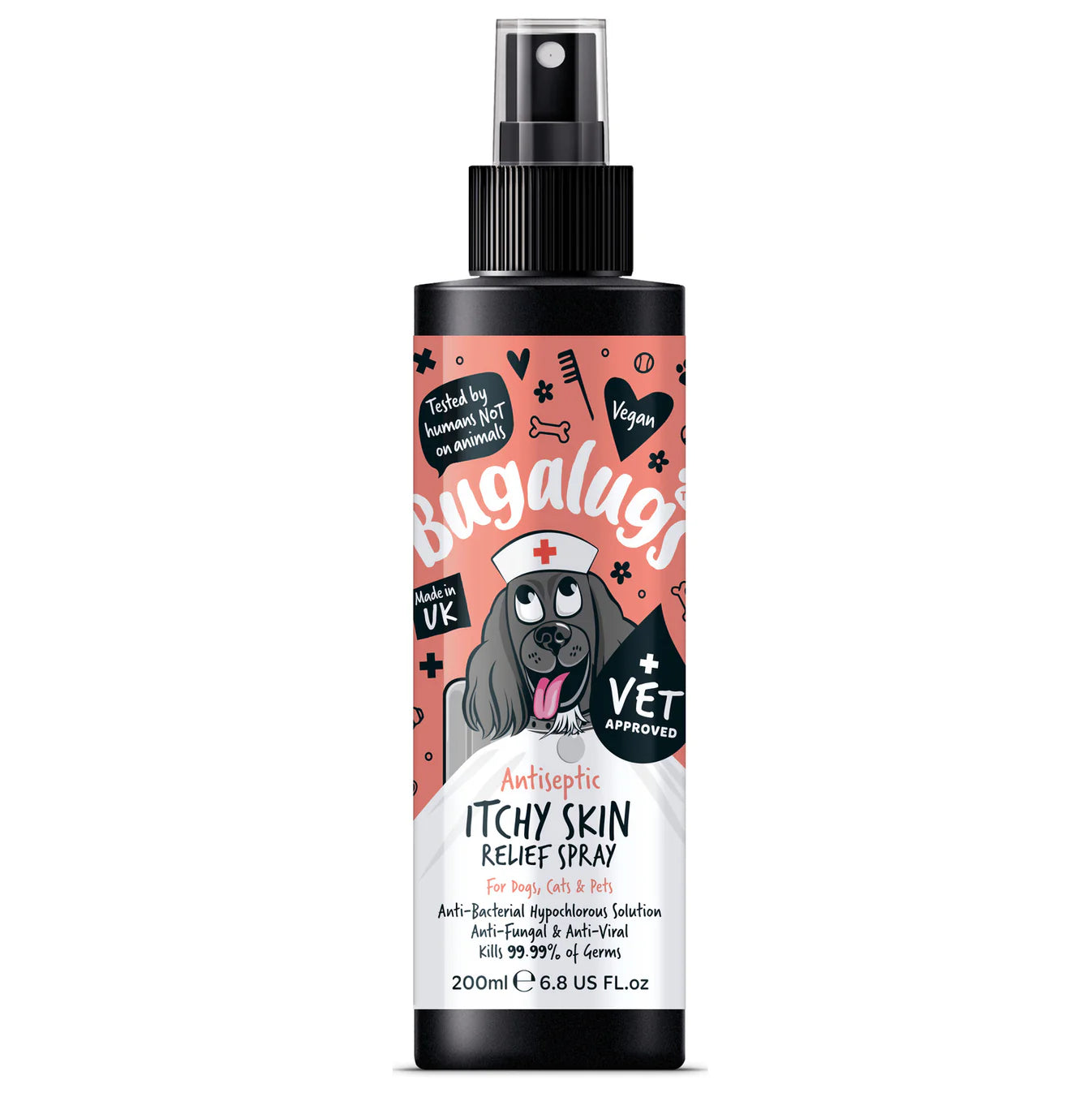 Bugalugs Antiseptic itchy Skin Relief Spray