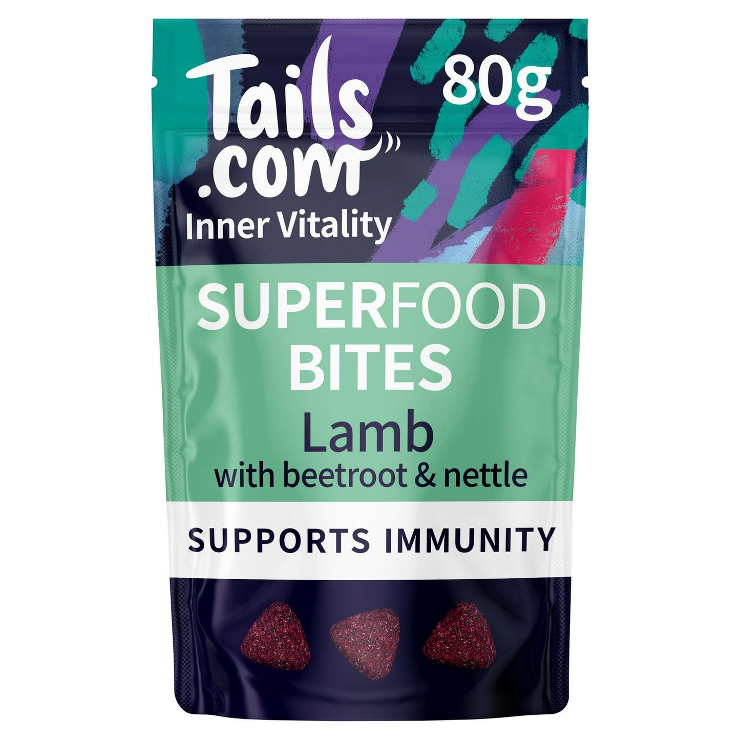 Tails.com Superfood Bites Lamb with Beetroot and Nettle 80g
