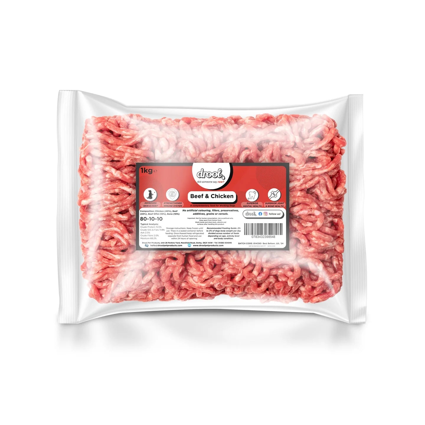 Drool Beef/Chicken Free Flow 1 kg