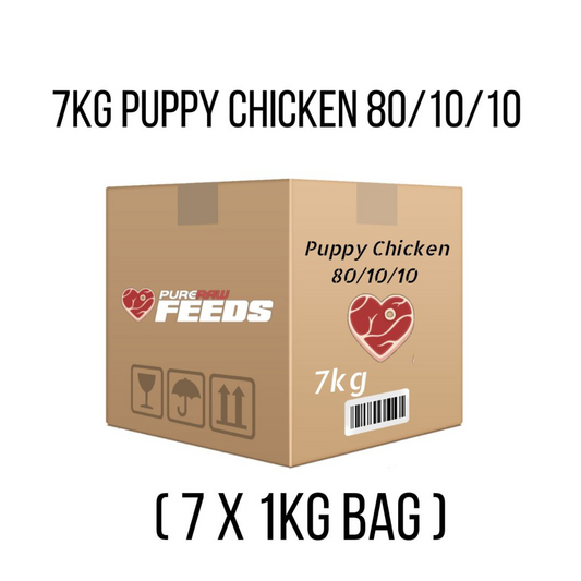 7kg Puppy Chicken 80/10/10 Deal