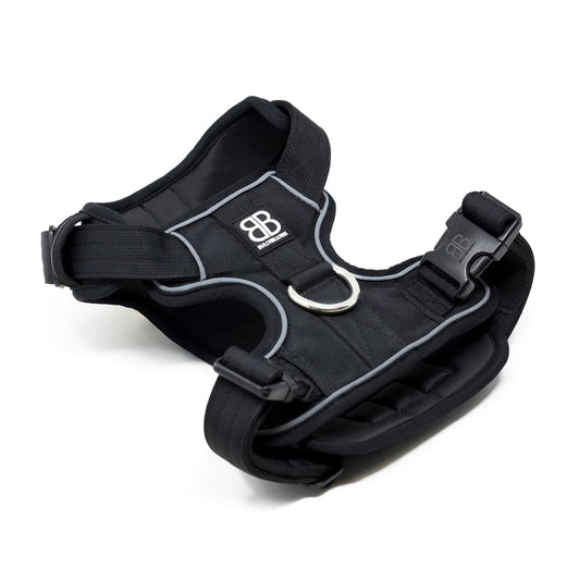 Premium Comfort Harness | Non Restrictive & Adjustable - Black