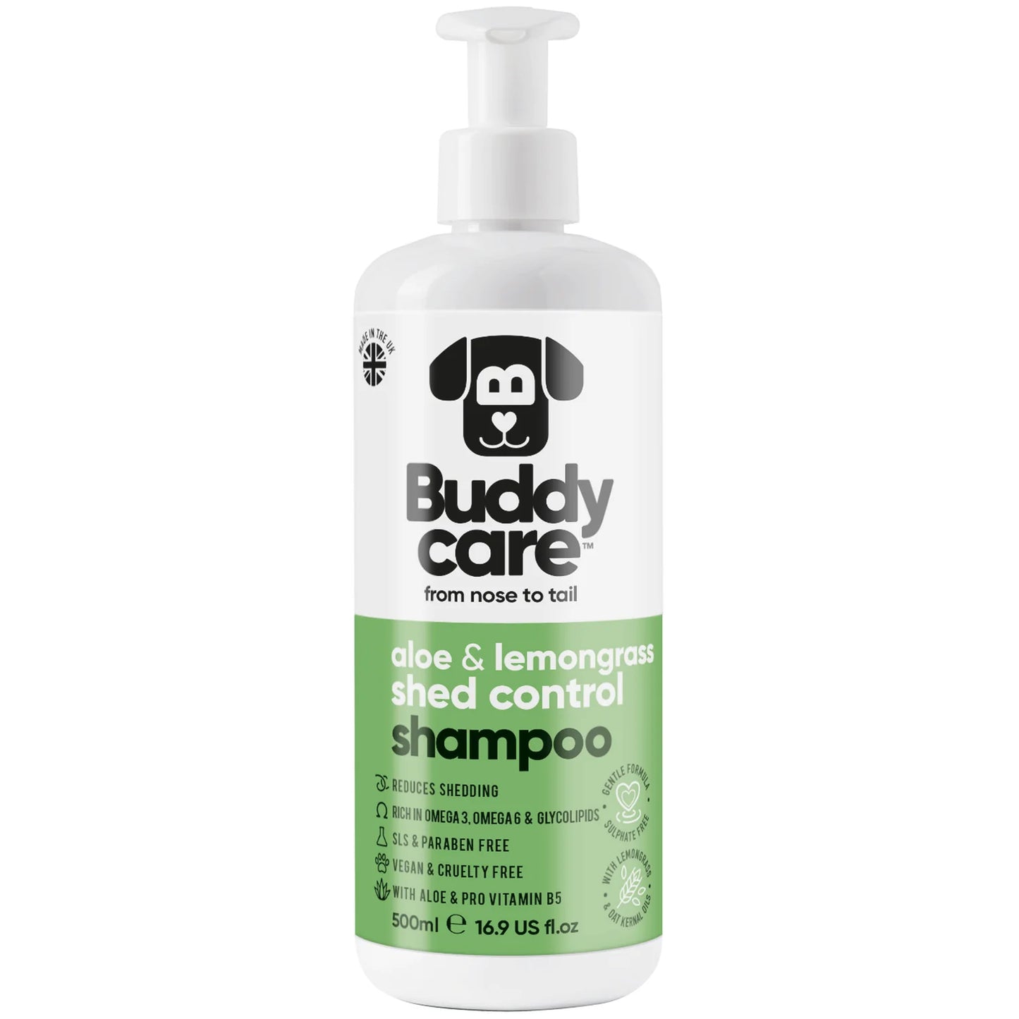 Buddy Care Aloe Vera and Lemongrass 500 ml