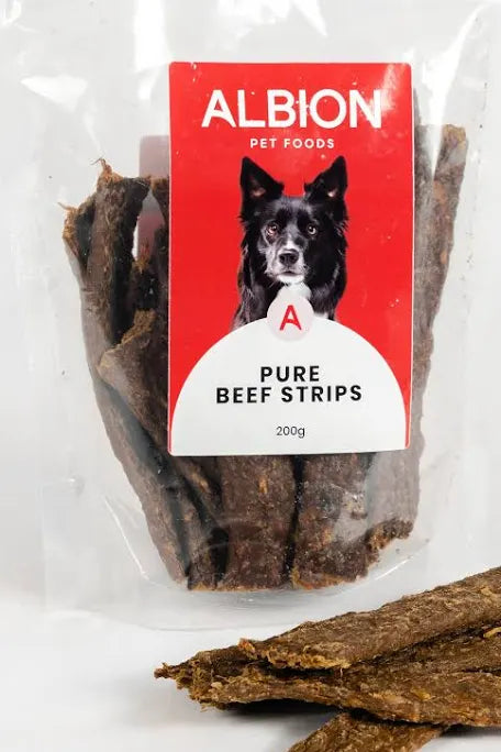 Pure Beef Meat Strips 200g