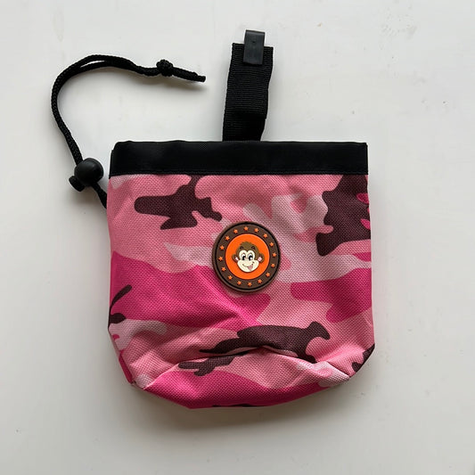 Pink Treat Bag with belt clip and zip