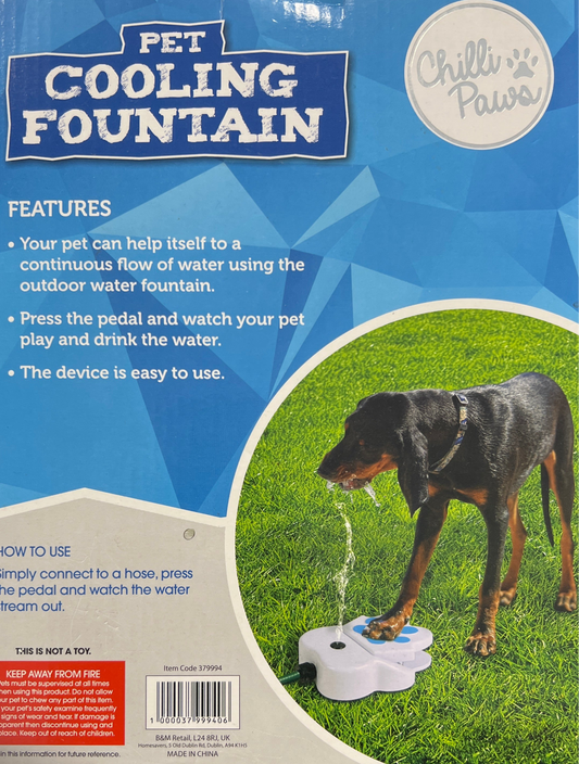 Pet Cooling Fountain