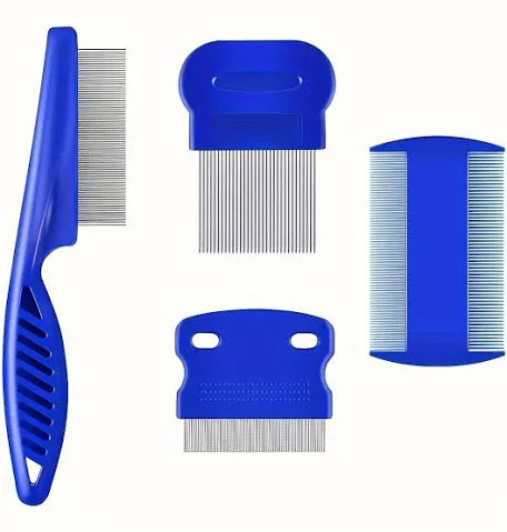 4 piece Flea combs