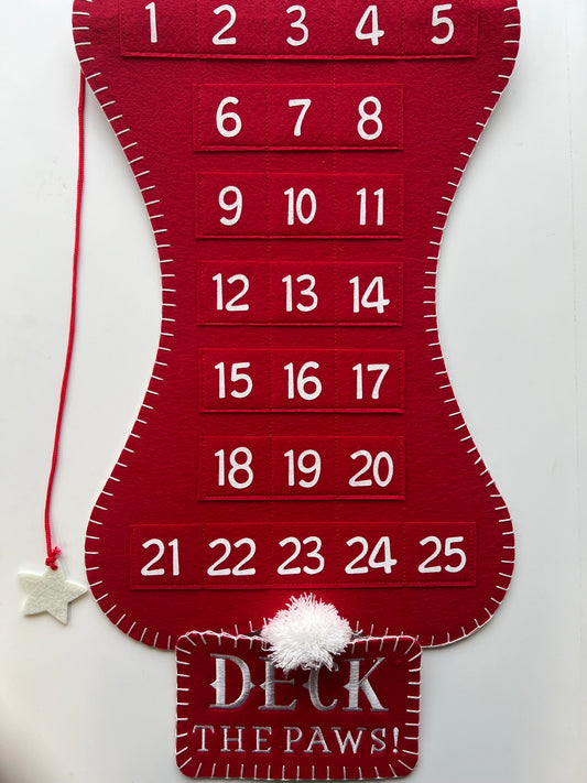 Dog Felt Advent Calendar