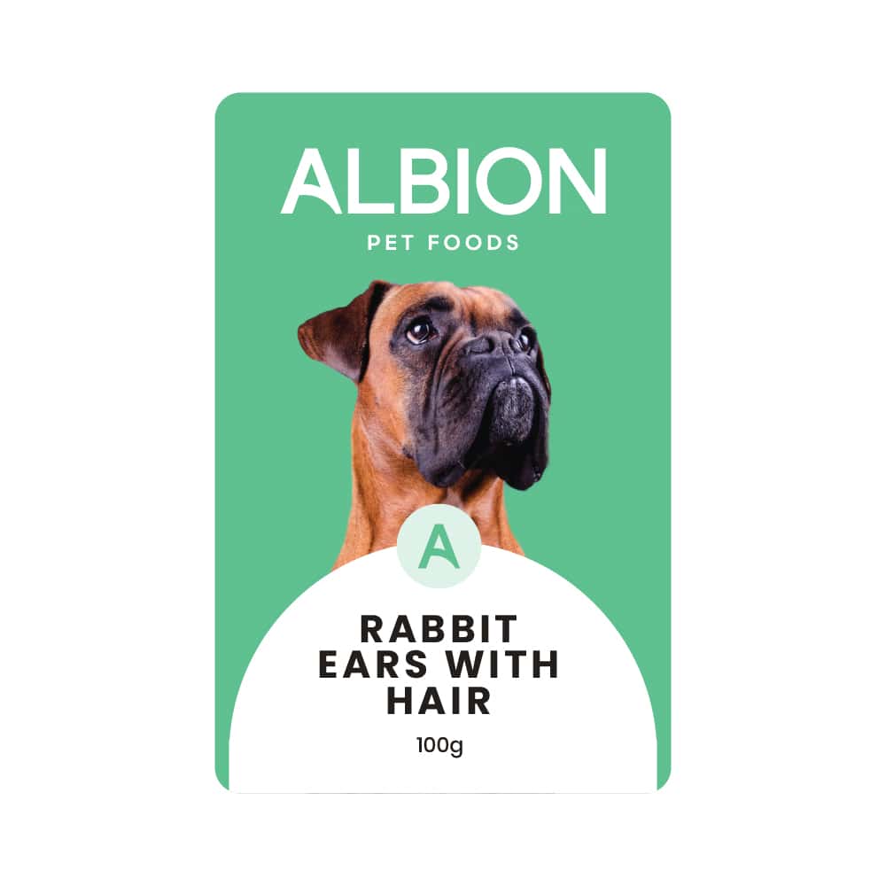 Rabbit Ears With Hair 200g