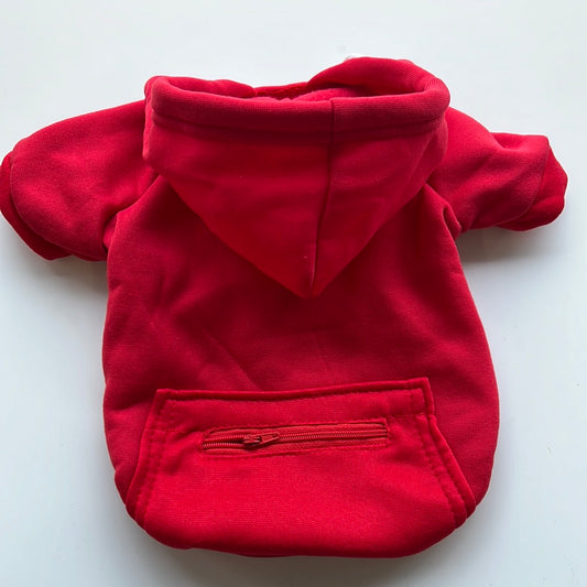 Red Sweatshirt For Dog (small)