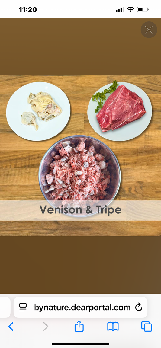 Venison and Tripe