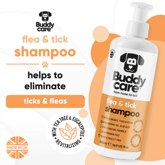 Buddycare Flea & Tick Shampoo 500 ml