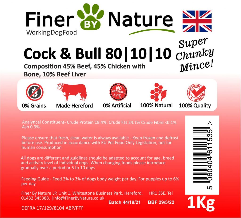 Cock & Bull 80/10/10 - 1kg