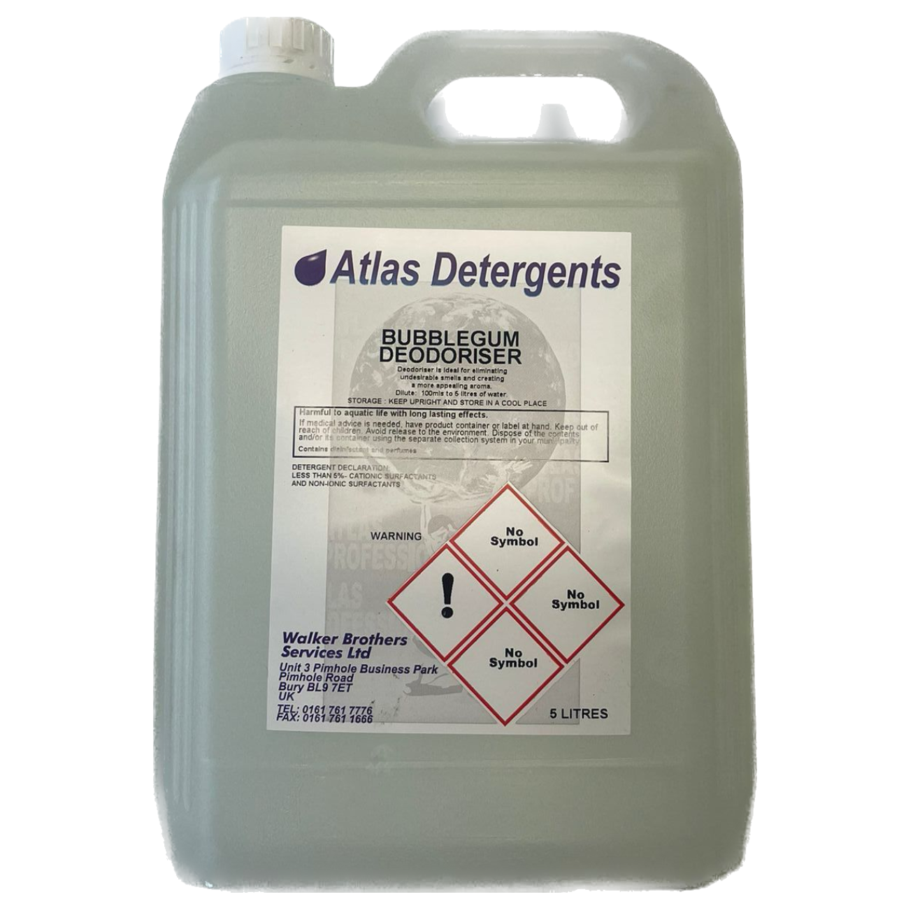 Atlas Bubblegum Deodoriser - 5L