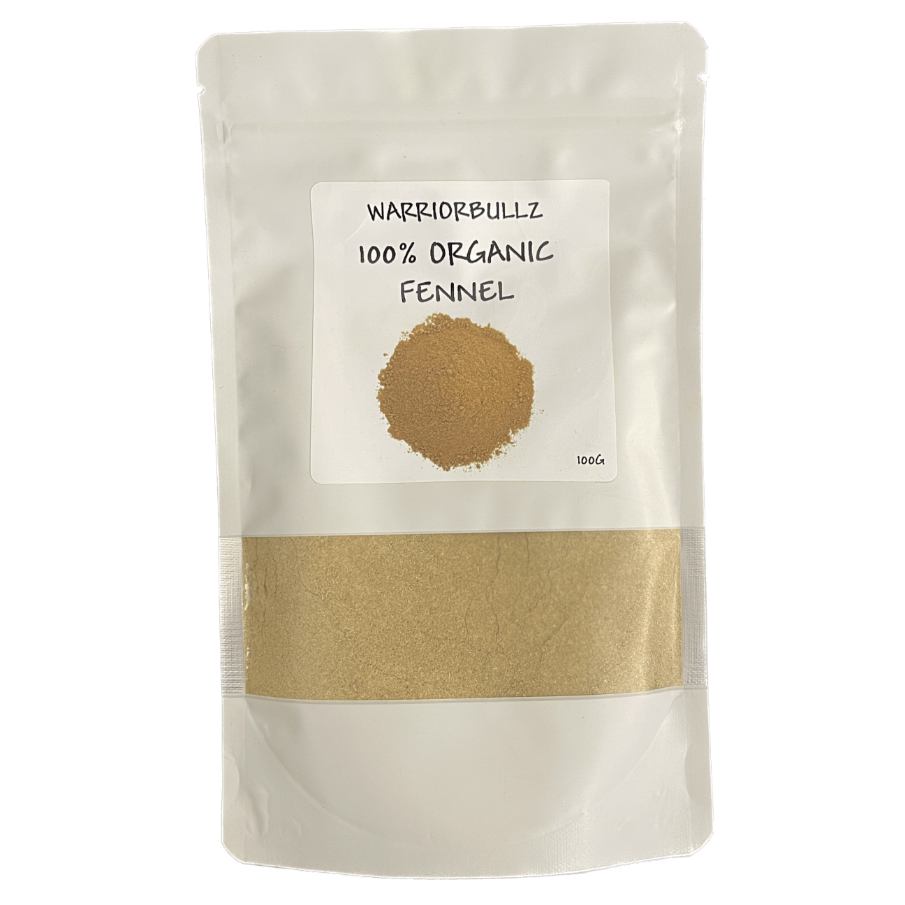 WarriorBullz 100% Organic Fennel - 100g