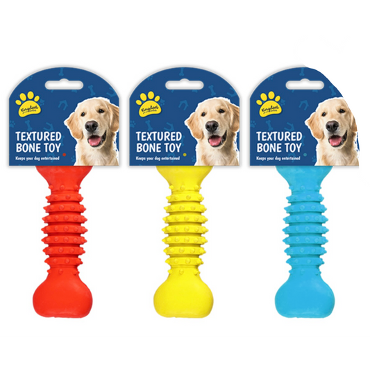 Textured Bone Dog Toy