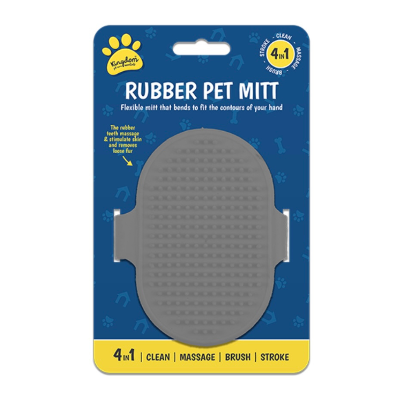 4 in 1 Rubber Pet Mitt