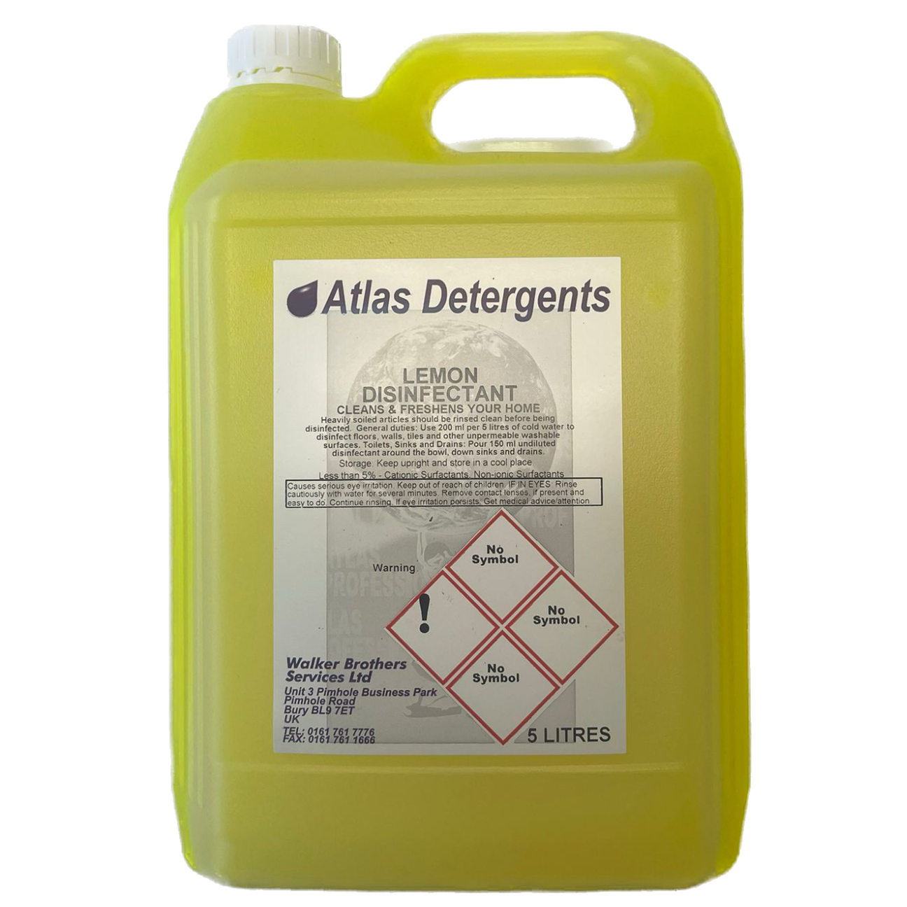 Atlas Lemon Disinfectant - 5L