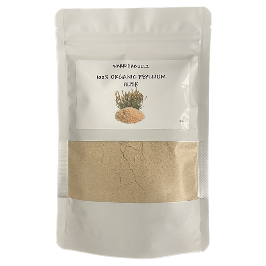 WarriorBullz 100% Organic Psyllium Husk - 100g