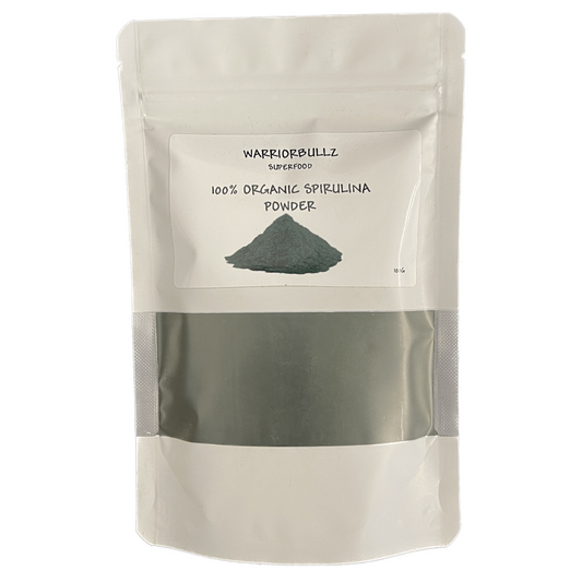 WarriorBullz 100% Organic Spirulina Powder - 100g